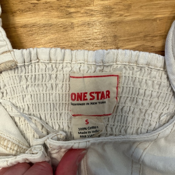 100% Cotton White Corset Tank Top - Picture 2 of 4